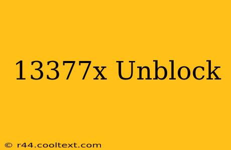 13377x Unblock