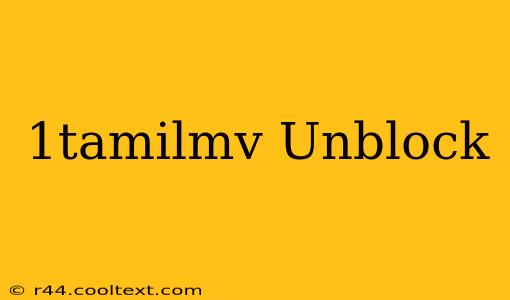 1tamilmv Unblock