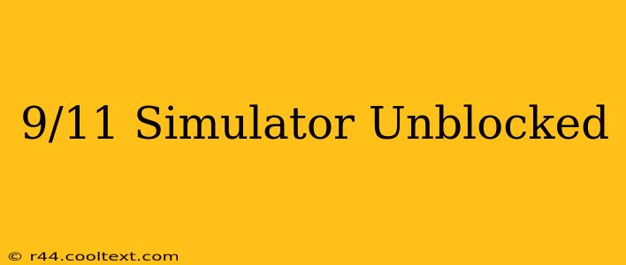 9/11 Simulator Unblocked