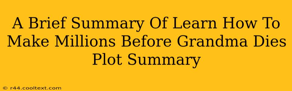 A Brief Summary Of Learn How To Make Millions Before Grandma Dies Plot Summary