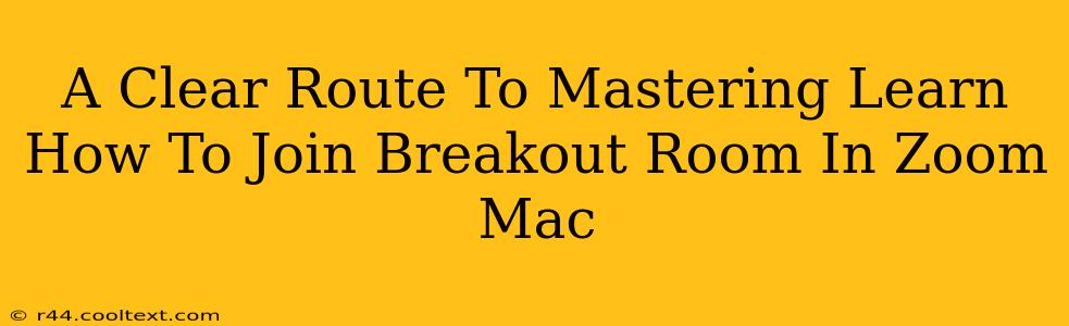 A Clear Route To Mastering Learn How To Join Breakout Room In Zoom Mac