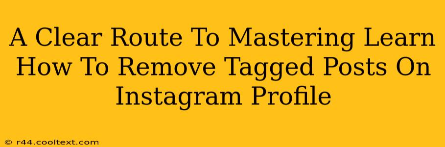 A Clear Route To Mastering Learn How To Remove Tagged Posts On Instagram Profile