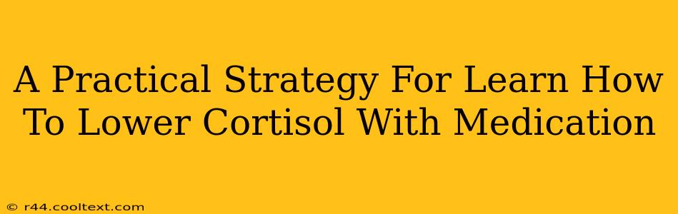 A Practical Strategy For Learn How To Lower Cortisol With Medication