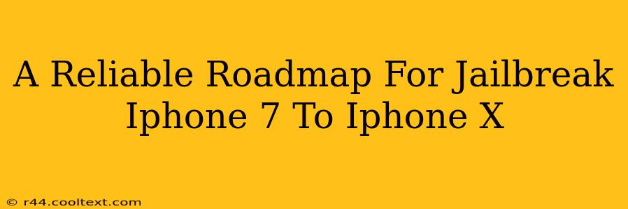 A Reliable Roadmap For Jailbreak Iphone 7 To Iphone X