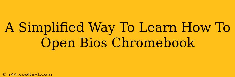 A Simplified Way To Learn How To Open Bios Chromebook