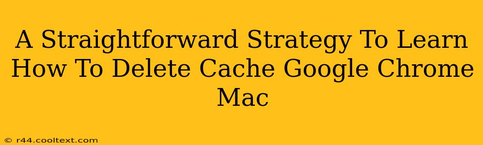 A Straightforward Strategy To Learn How To Delete Cache Google Chrome Mac