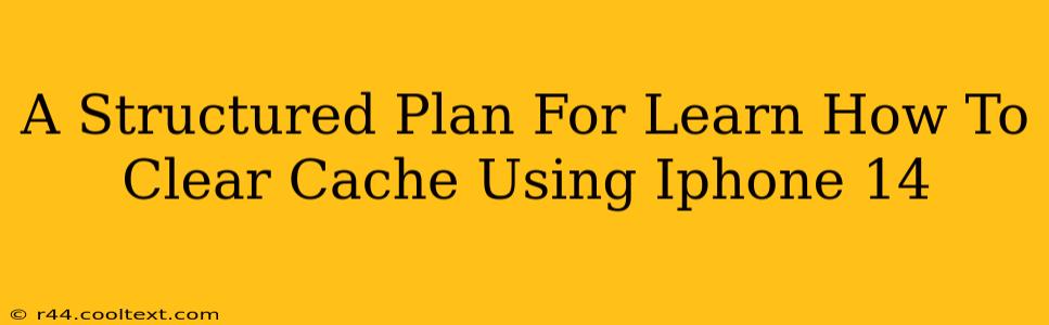 A Structured Plan For Learn How To Clear Cache Using Iphone 14