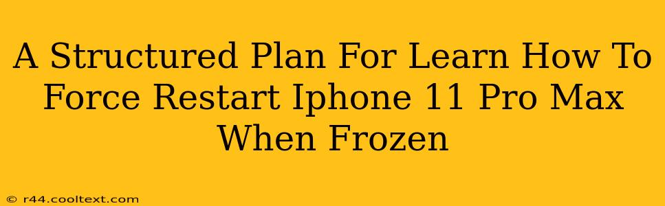 A Structured Plan For Learn How To Force Restart Iphone 11 Pro Max When Frozen