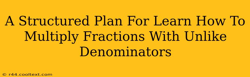 A Structured Plan For Learn How To Multiply Fractions With Unlike Denominators