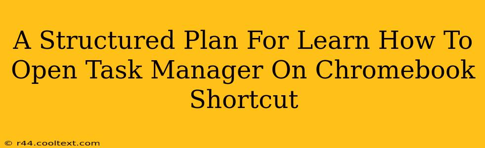 A Structured Plan For Learn How To Open Task Manager On Chromebook Shortcut