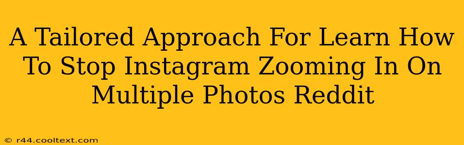 A Tailored Approach For Learn How To Stop Instagram Zooming In On Multiple Photos Reddit