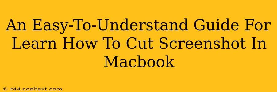 An Easy-To-Understand Guide For Learn How To Cut Screenshot In Macbook