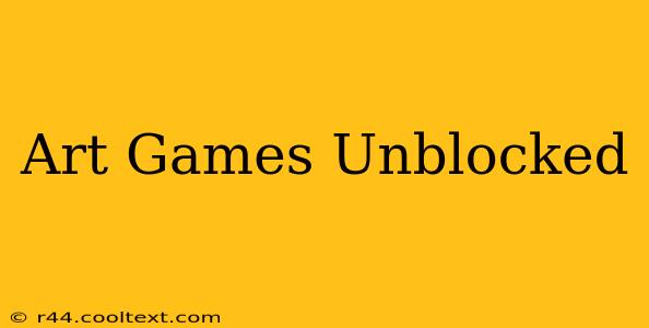 Art Games Unblocked