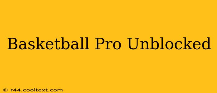 Basketball Pro Unblocked