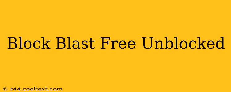 Block Blast Free Unblocked