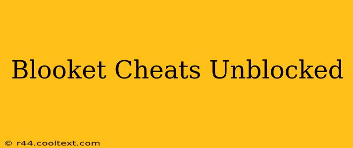 Blooket Cheats Unblocked