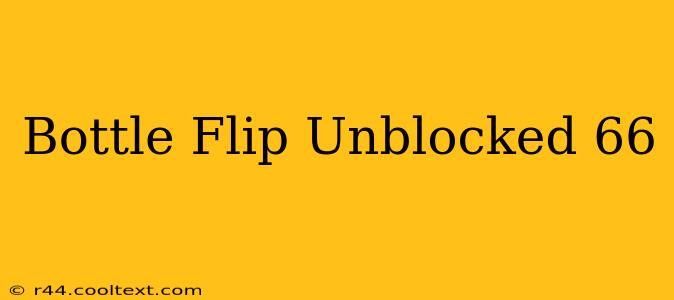 Bottle Flip Unblocked 66