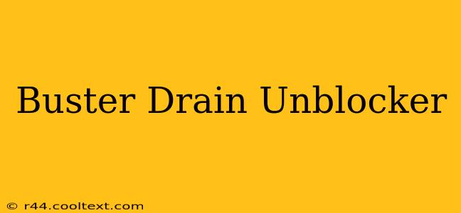 Buster Drain Unblocker