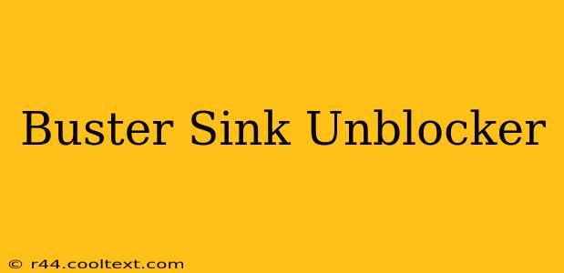 Buster Sink Unblocker