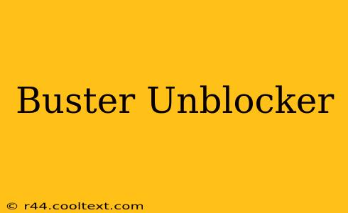 Buster Unblocker