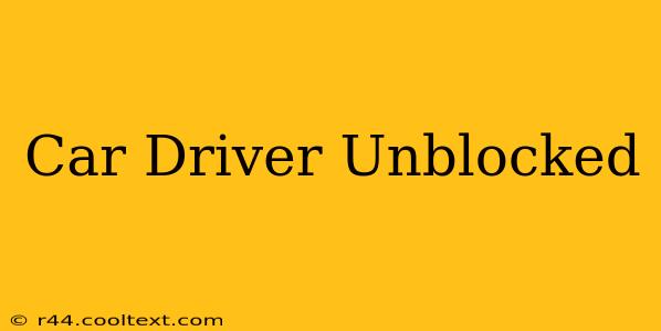 Car Driver Unblocked