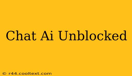 Chat Ai Unblocked