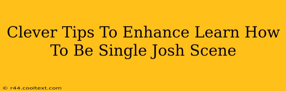 Clever Tips To Enhance Learn How To Be Single Josh Scene