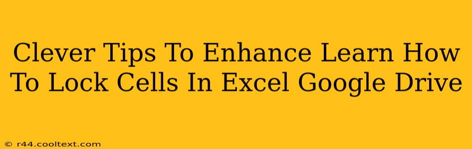 Clever Tips To Enhance Learn How To Lock Cells In Excel Google Drive