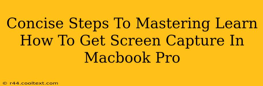 Concise Steps To Mastering Learn How To Get Screen Capture In Macbook Pro