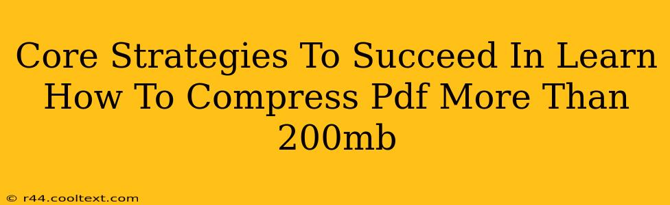 Core Strategies To Succeed In Learn How To Compress Pdf More Than 200mb