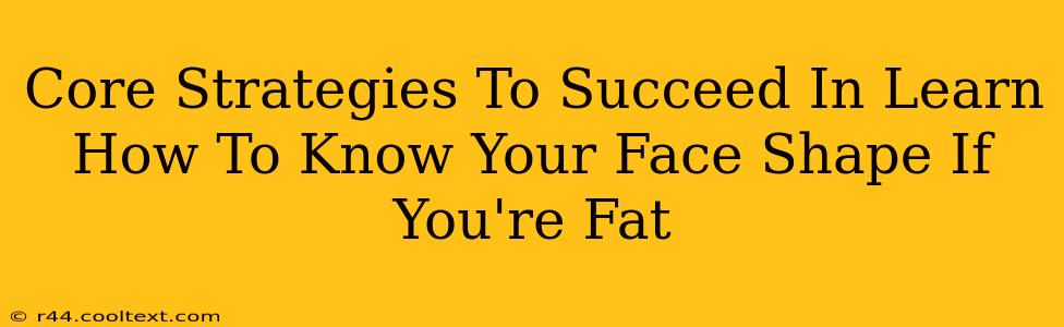 Core Strategies To Succeed In Learn How To Know Your Face Shape If You're Fat