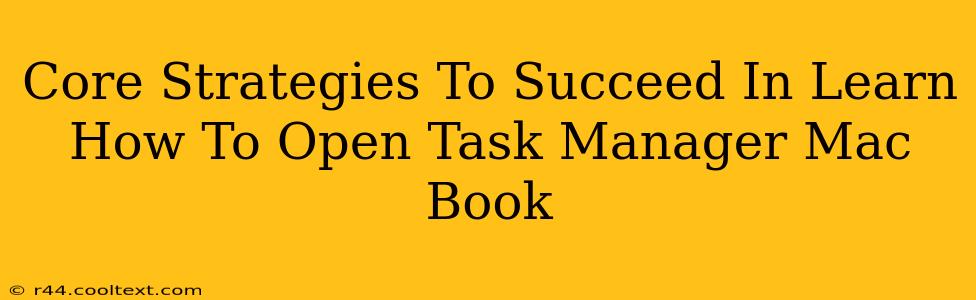 Core Strategies To Succeed In Learn How To Open Task Manager Mac Book