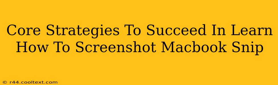 Core Strategies To Succeed In Learn How To Screenshot Macbook Snip