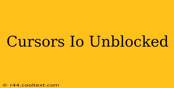 Cursors Io Unblocked