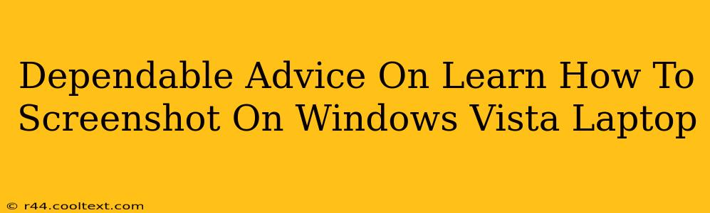 Dependable Advice On Learn How To Screenshot On Windows Vista Laptop