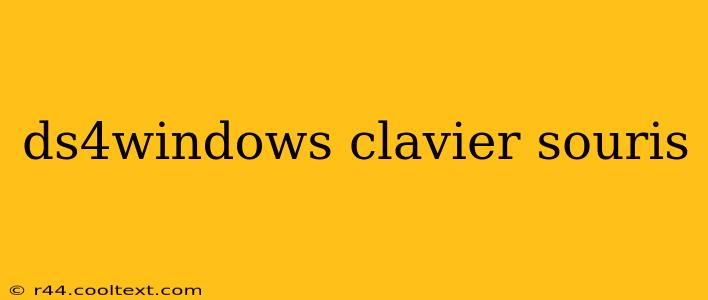 ds4windows clavier souris