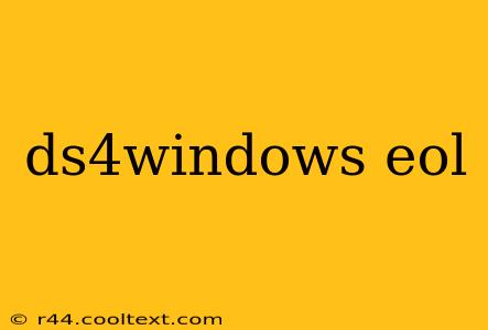 ds4windows eol