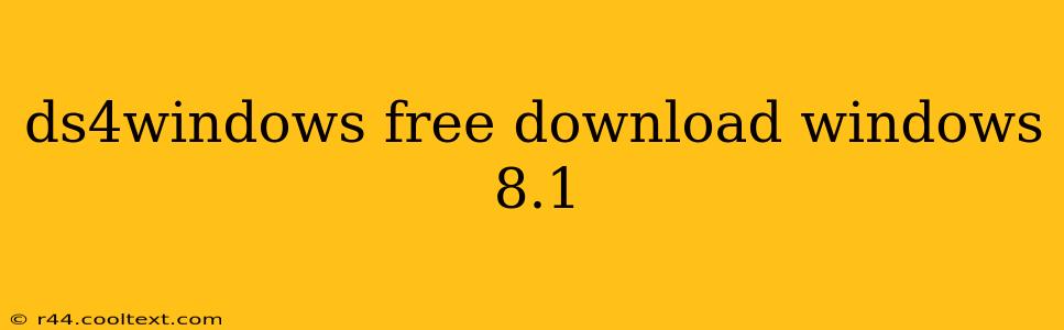 ds4windows free download windows 8.1