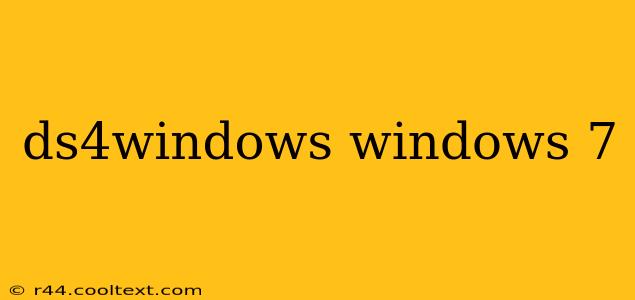 ds4windows windows 7