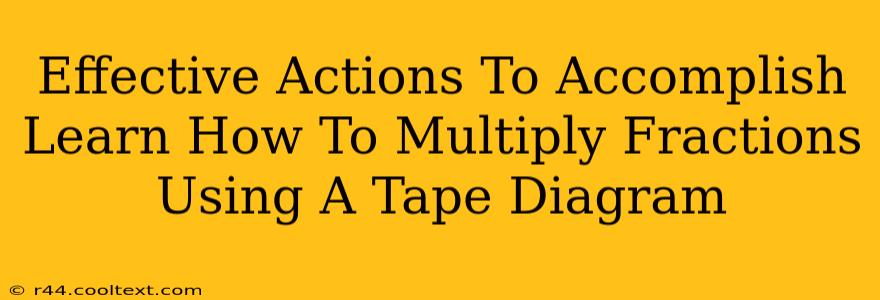 Effective Actions To Accomplish Learn How To Multiply Fractions Using A Tape Diagram