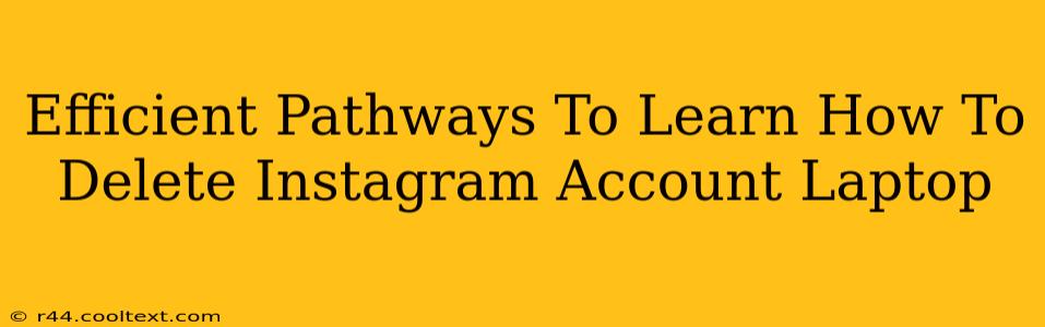 Efficient Pathways To Learn How To Delete Instagram Account Laptop