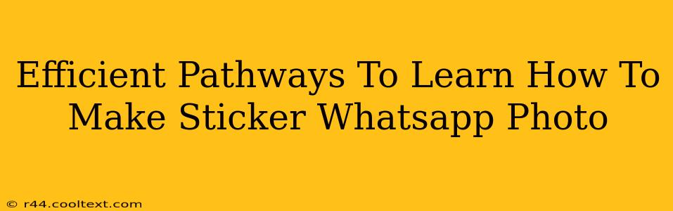 Efficient Pathways To Learn How To Make Sticker Whatsapp Photo