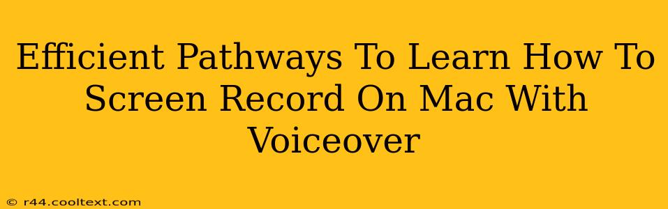 Efficient Pathways To Learn How To Screen Record On Mac With Voiceover