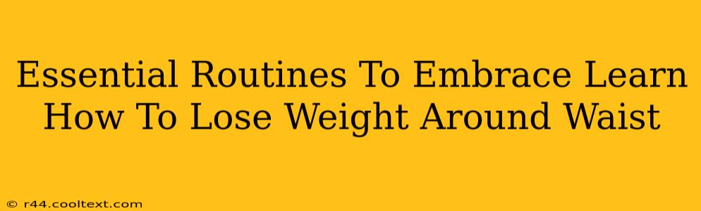 Essential Routines To Embrace Learn How To Lose Weight Around Waist