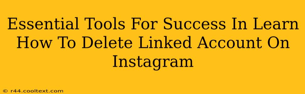 Essential Tools For Success In Learn How To Delete Linked Account On Instagram