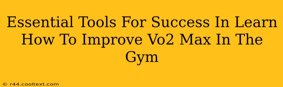 Essential Tools For Success In Learn How To Improve Vo2 Max In The Gym