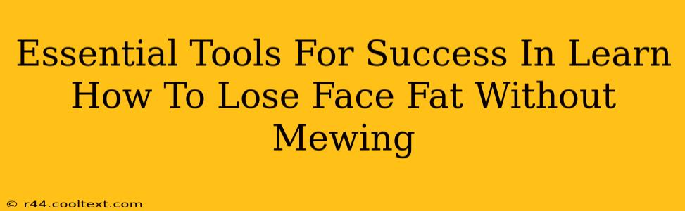 Essential Tools For Success In Learn How To Lose Face Fat Without Mewing