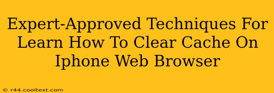 Expert-Approved Techniques For Learn How To Clear Cache On Iphone Web Browser