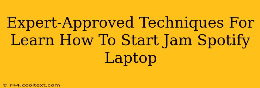 Expert-Approved Techniques For Learn How To Start Jam Spotify Laptop