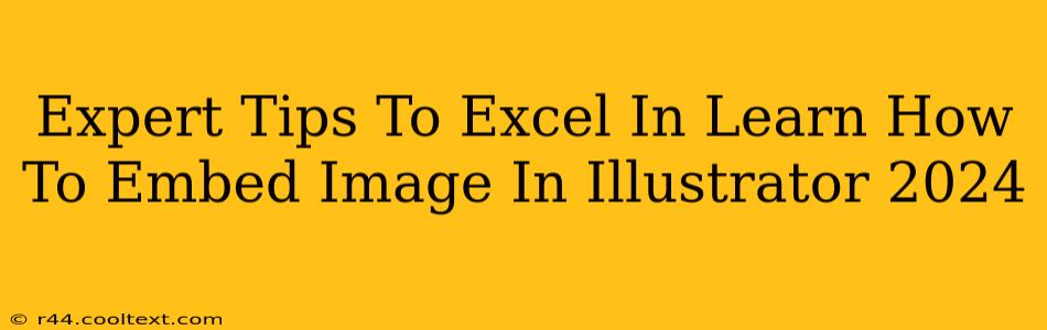 Expert Tips To Excel In Learn How To Embed Image In Illustrator 2024